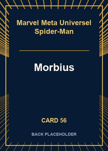 Morbius back card image