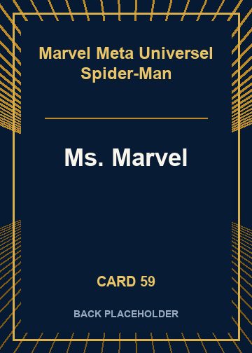 Ms. Marvel back card image