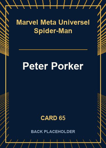 Peter Porker back card image
