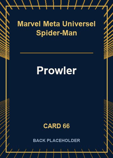 Prowler back card image