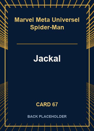Jackal back card image