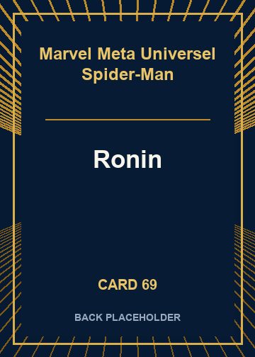 Ronin back card image