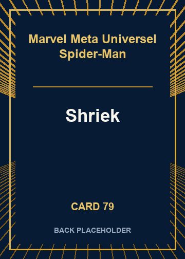Shriek back card image
