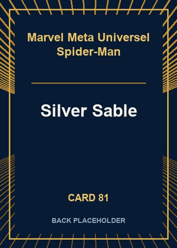 Silver Sable back card image