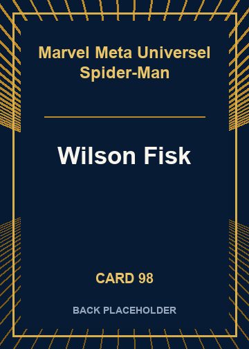 Wilson Fisk back card image