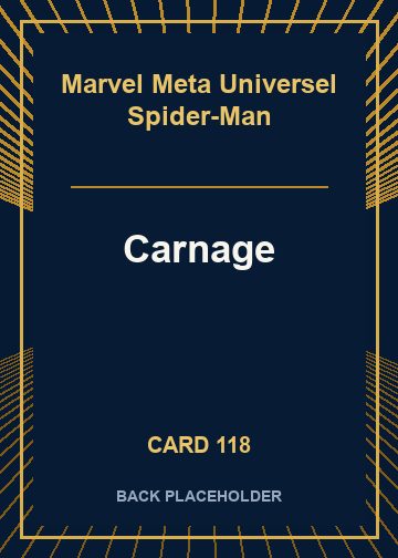 Carnage back card image