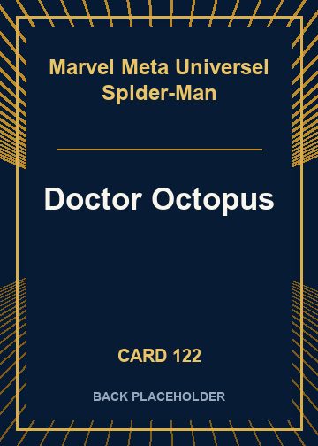 Doctor Octopus back card image