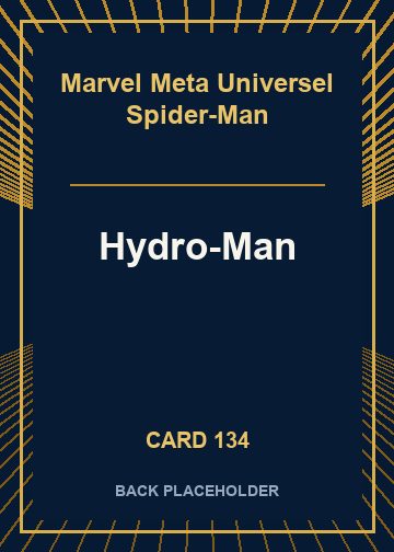 Hydro-Man back card image