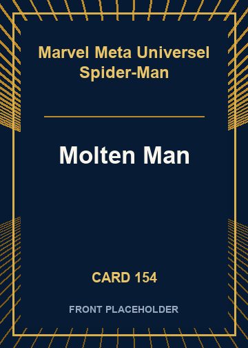 Molten Man front card image
