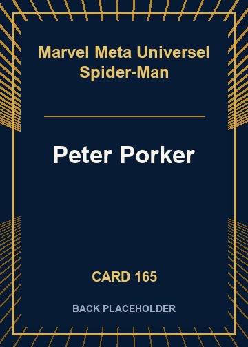 Peter Porker back card image