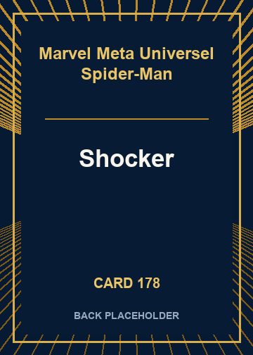 Shocker back card image