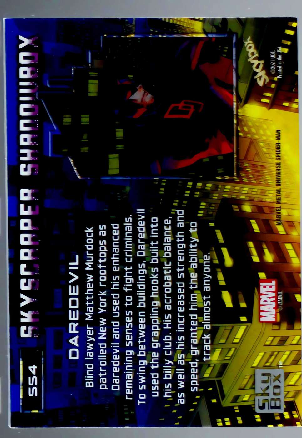 Daredevil back card image