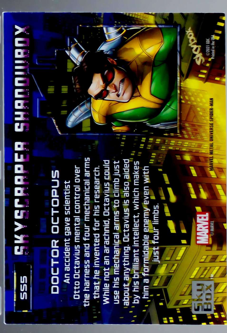 Doctor Octopus back card image