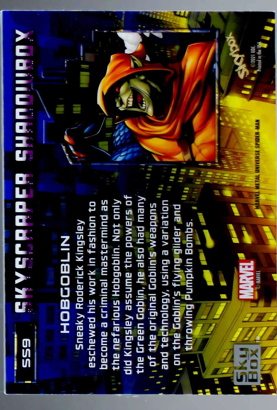 Hobgoblin back card image