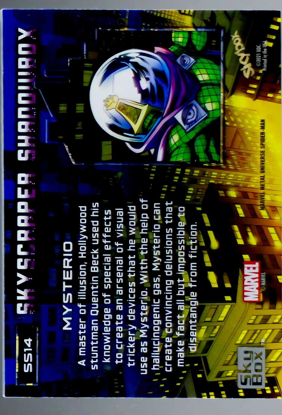 Mysterio back card image