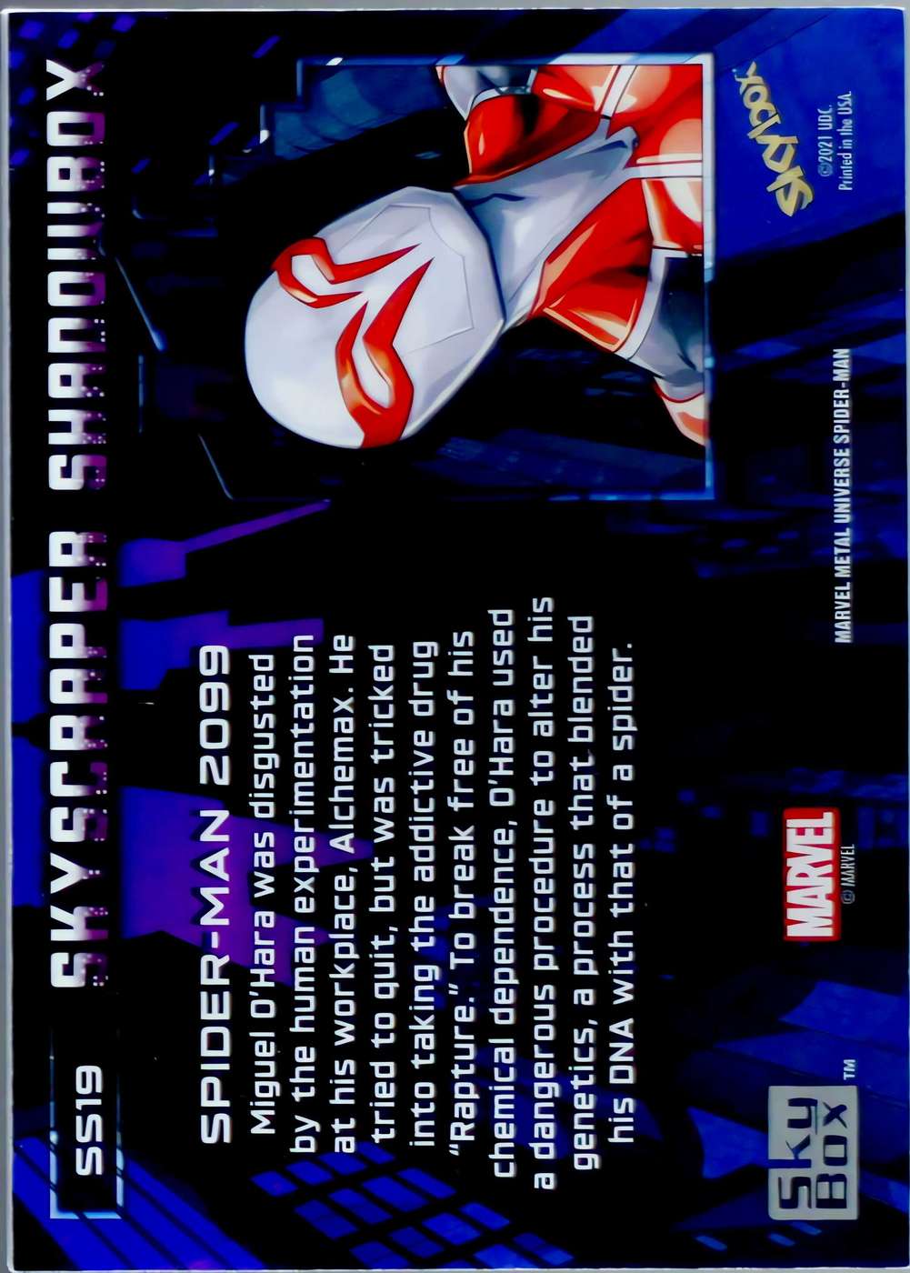 Spider-Man 2099 back card image
