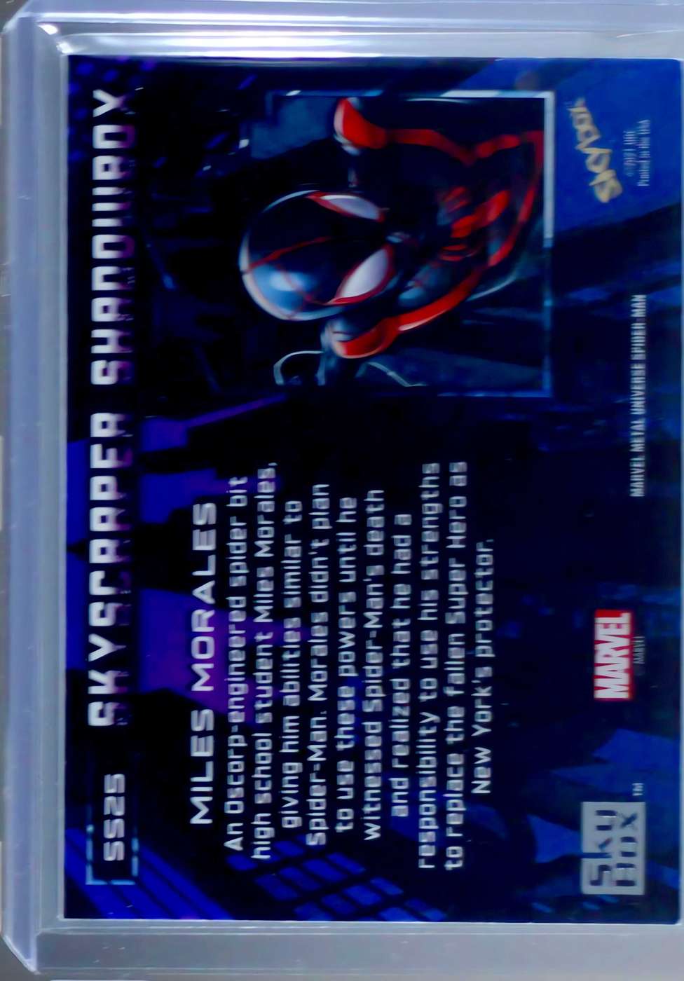 Miles Morales back card image