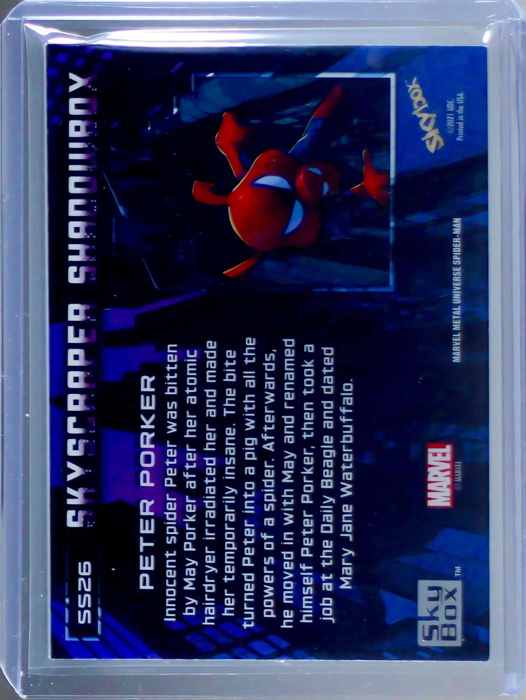 Peter Porker back card image