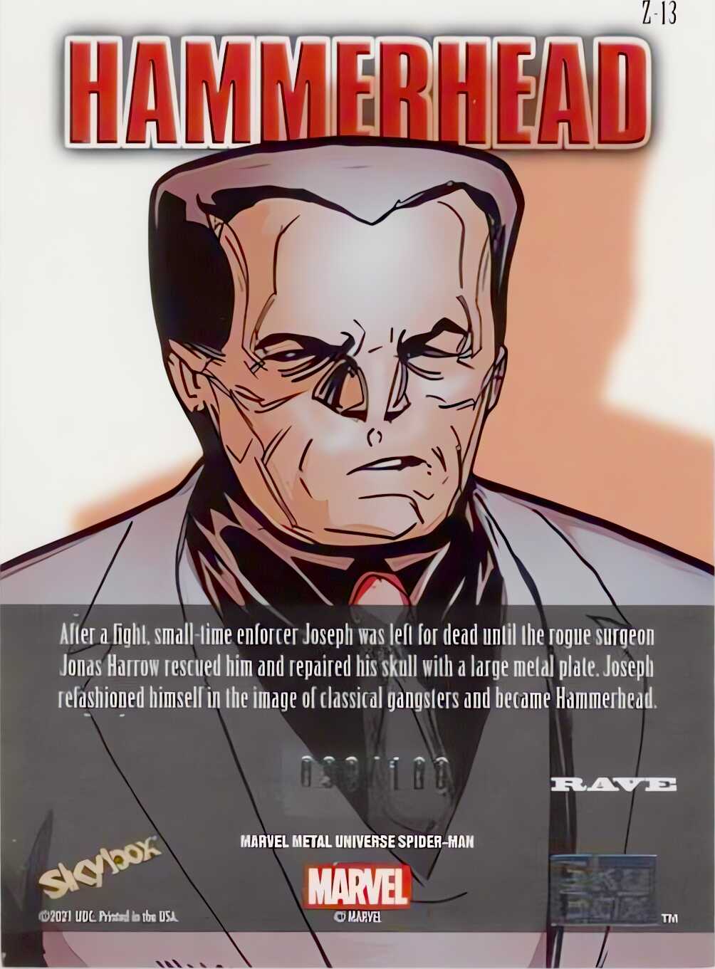 Hammerhead back card image