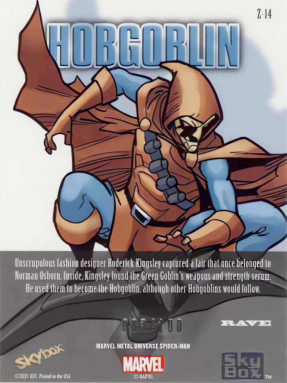 Hobgoblin back card image