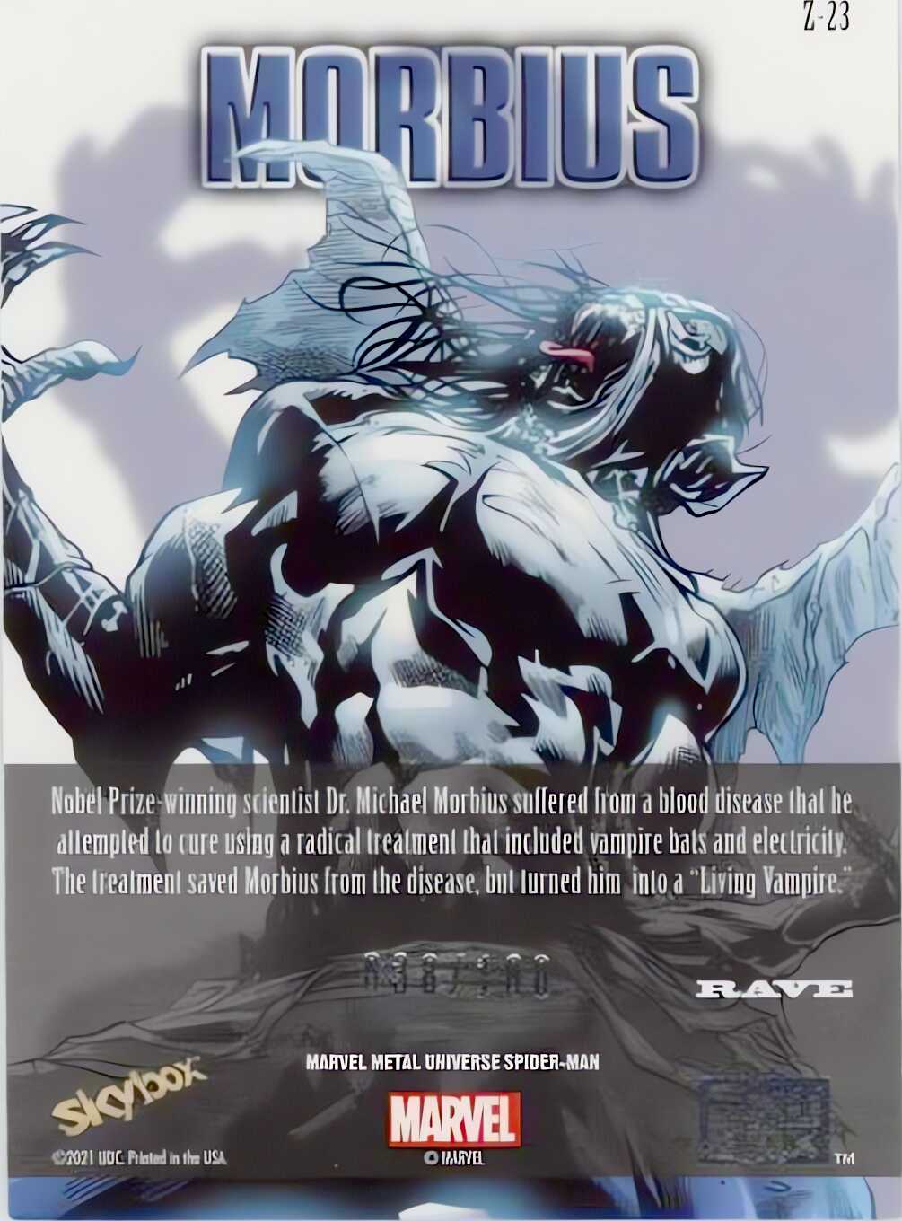 Morbius back card image