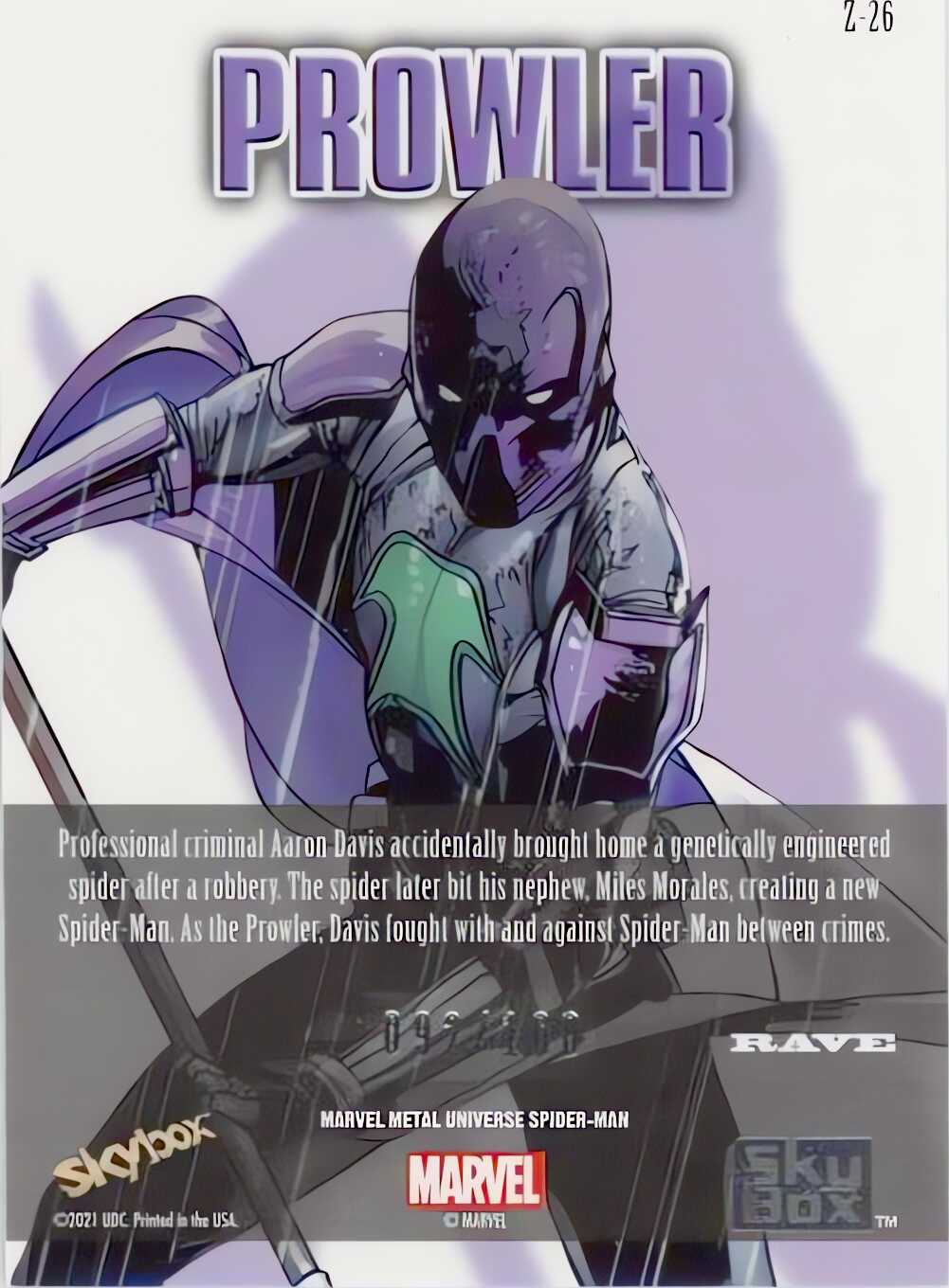 Peter Porker back card image