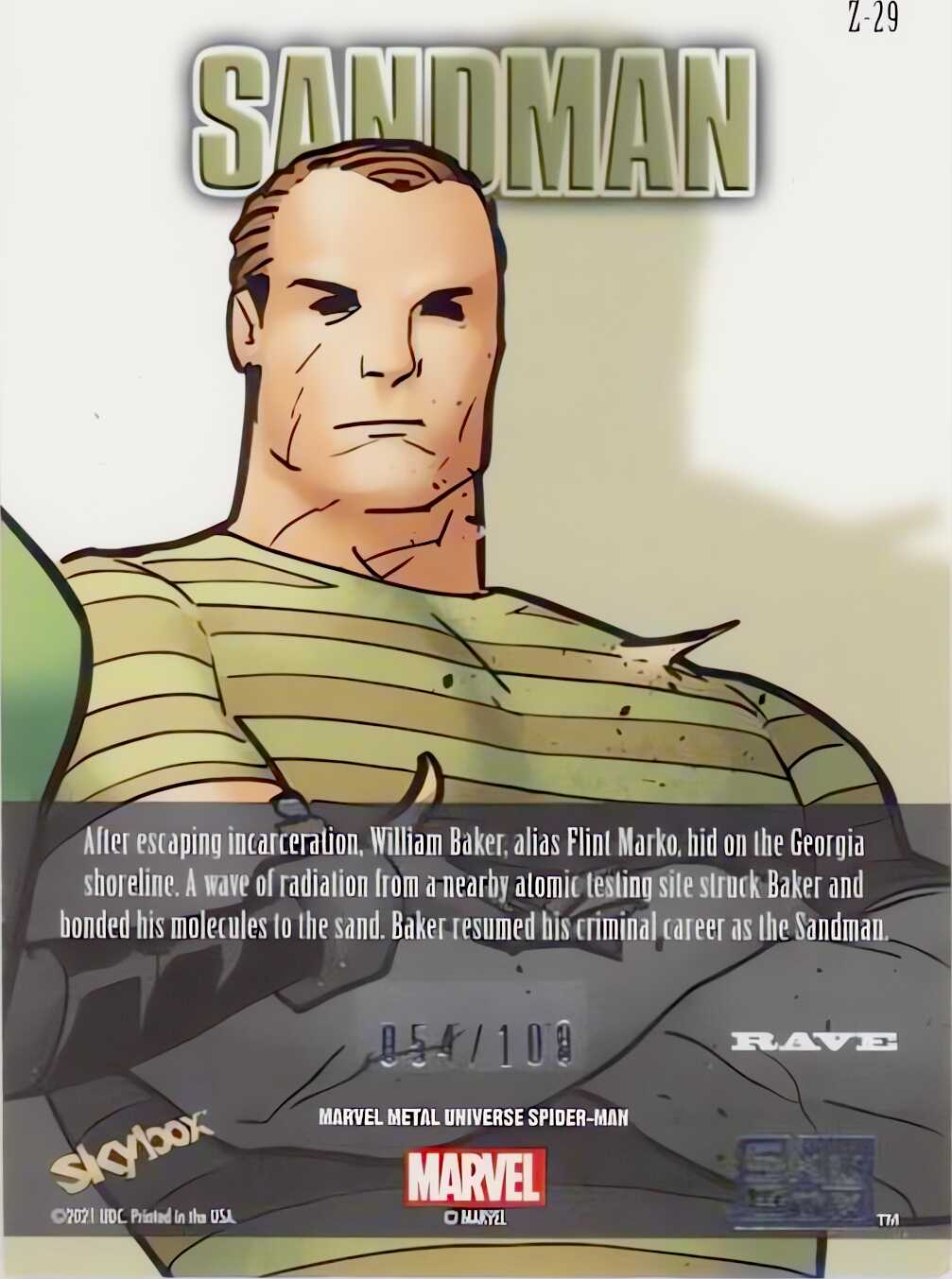 Rhino back card image