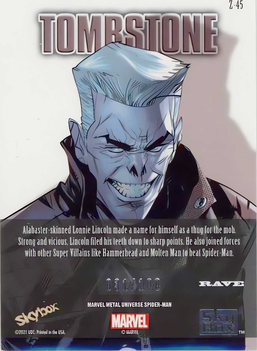 Superior Spider-Man back card image