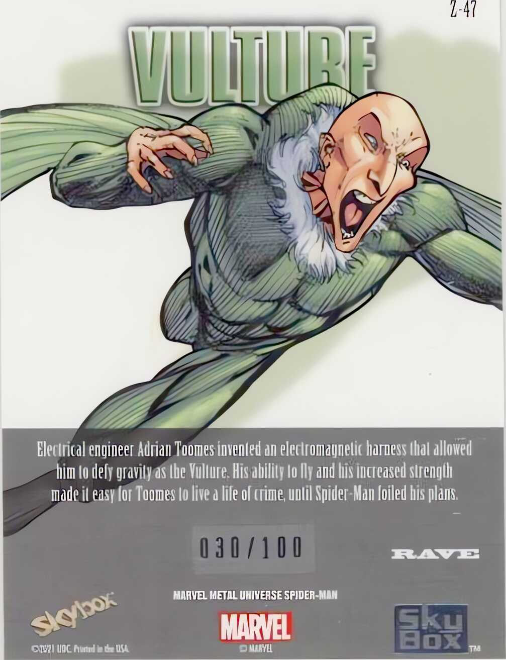 Venom back card image