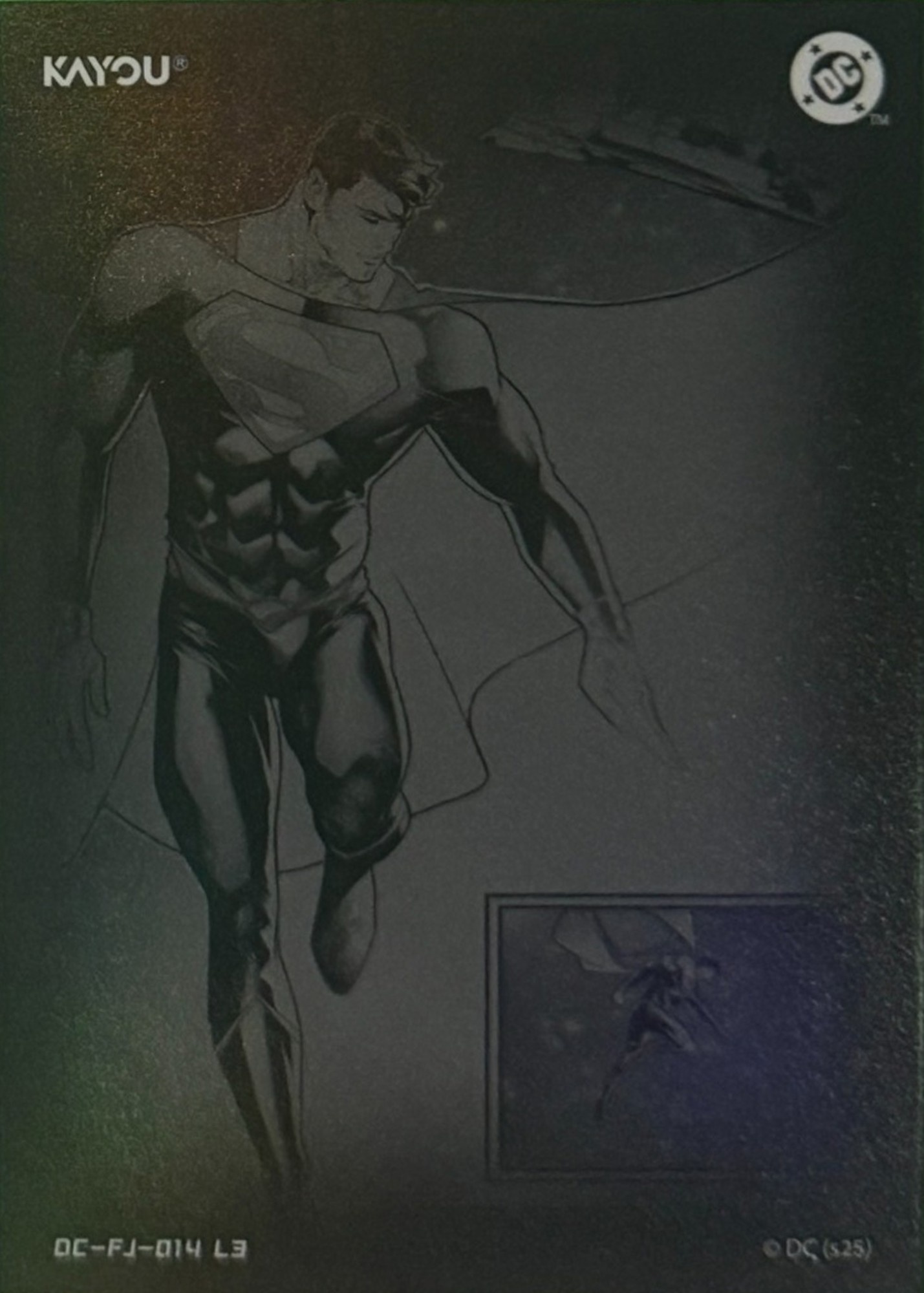 Superman back artwork