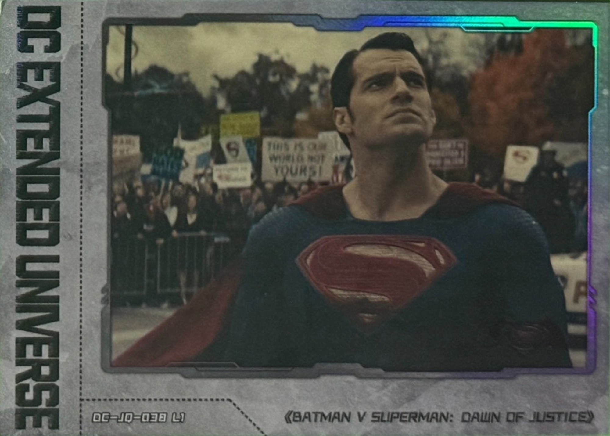 Superman crowd scene front artwork