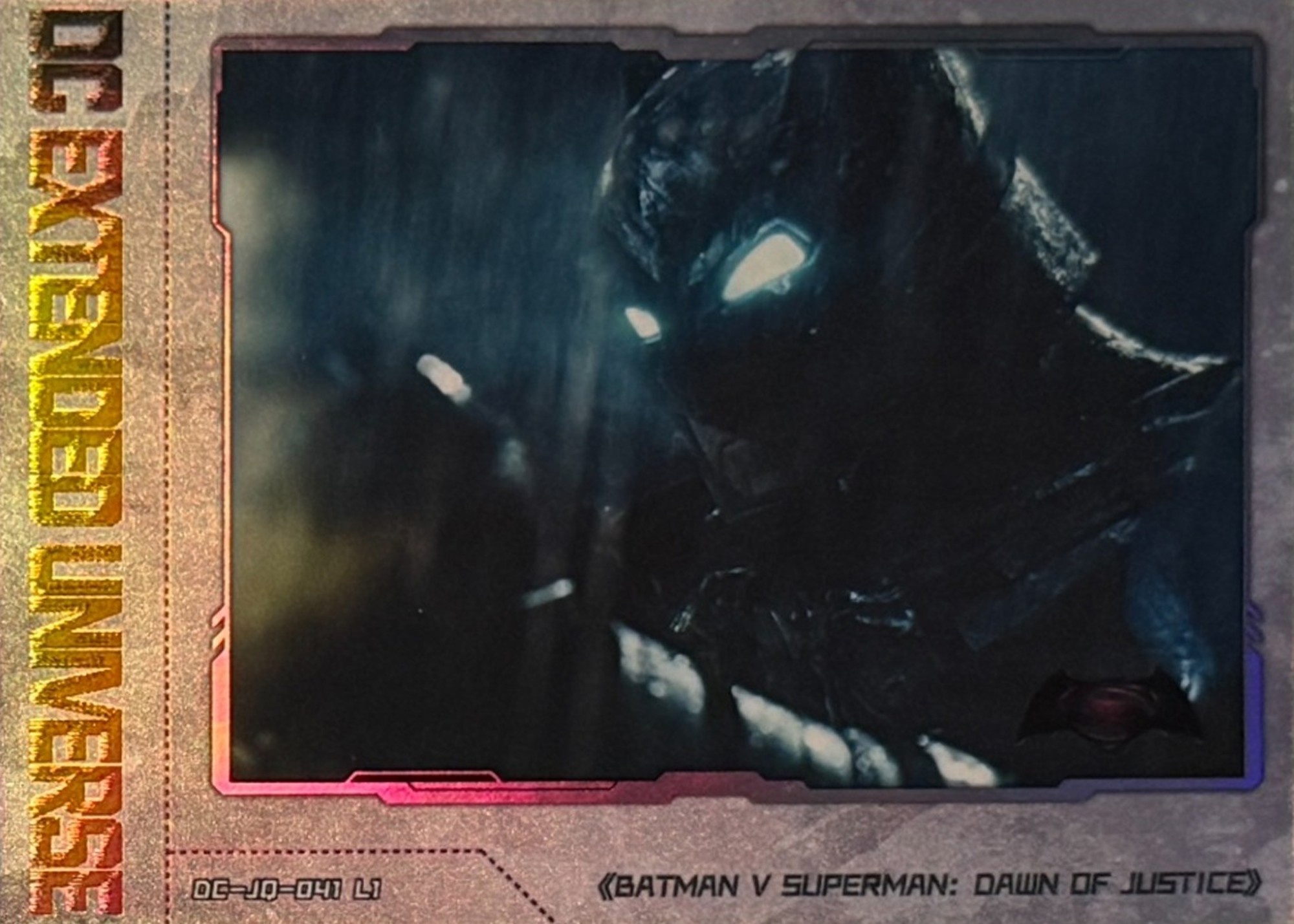 Armored Batman close-up front artwork