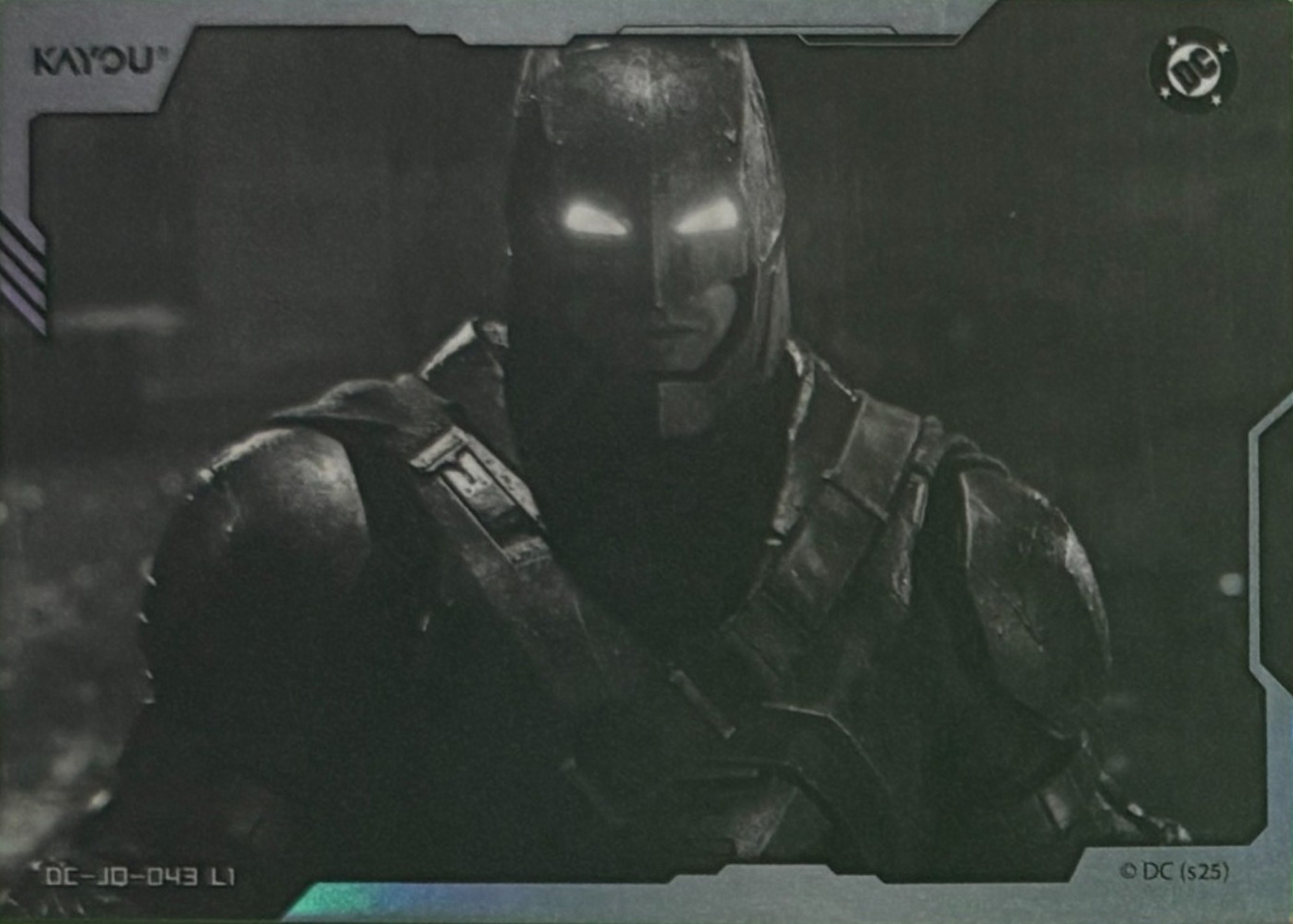 Armored Batman back artwork