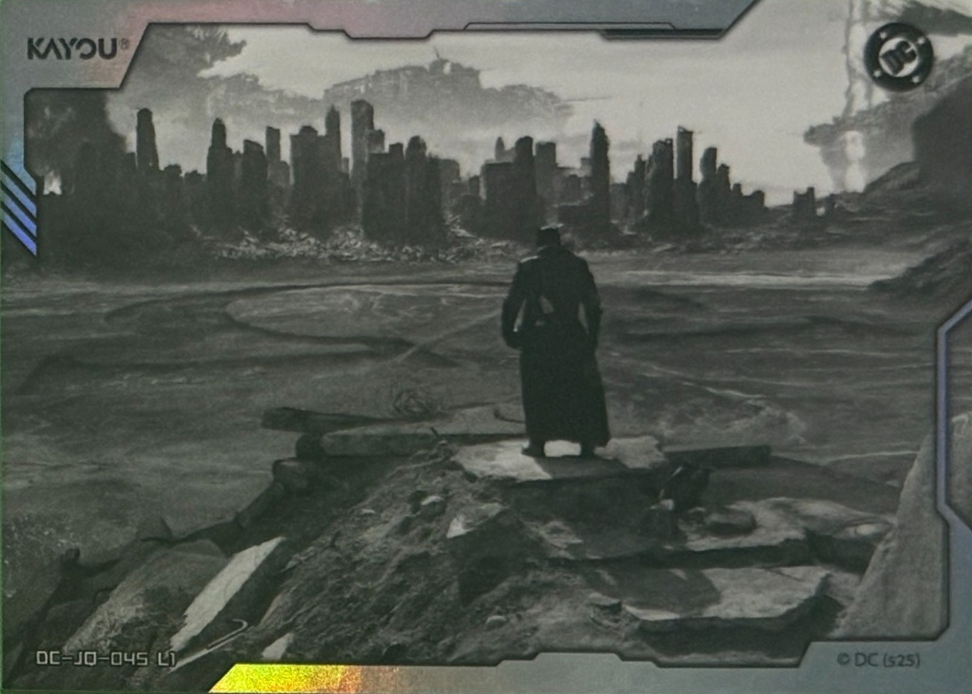 Ruined city scene back artwork