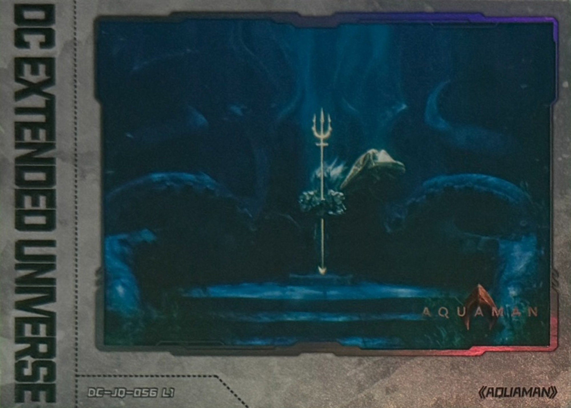 Aquaman with trident front artwork