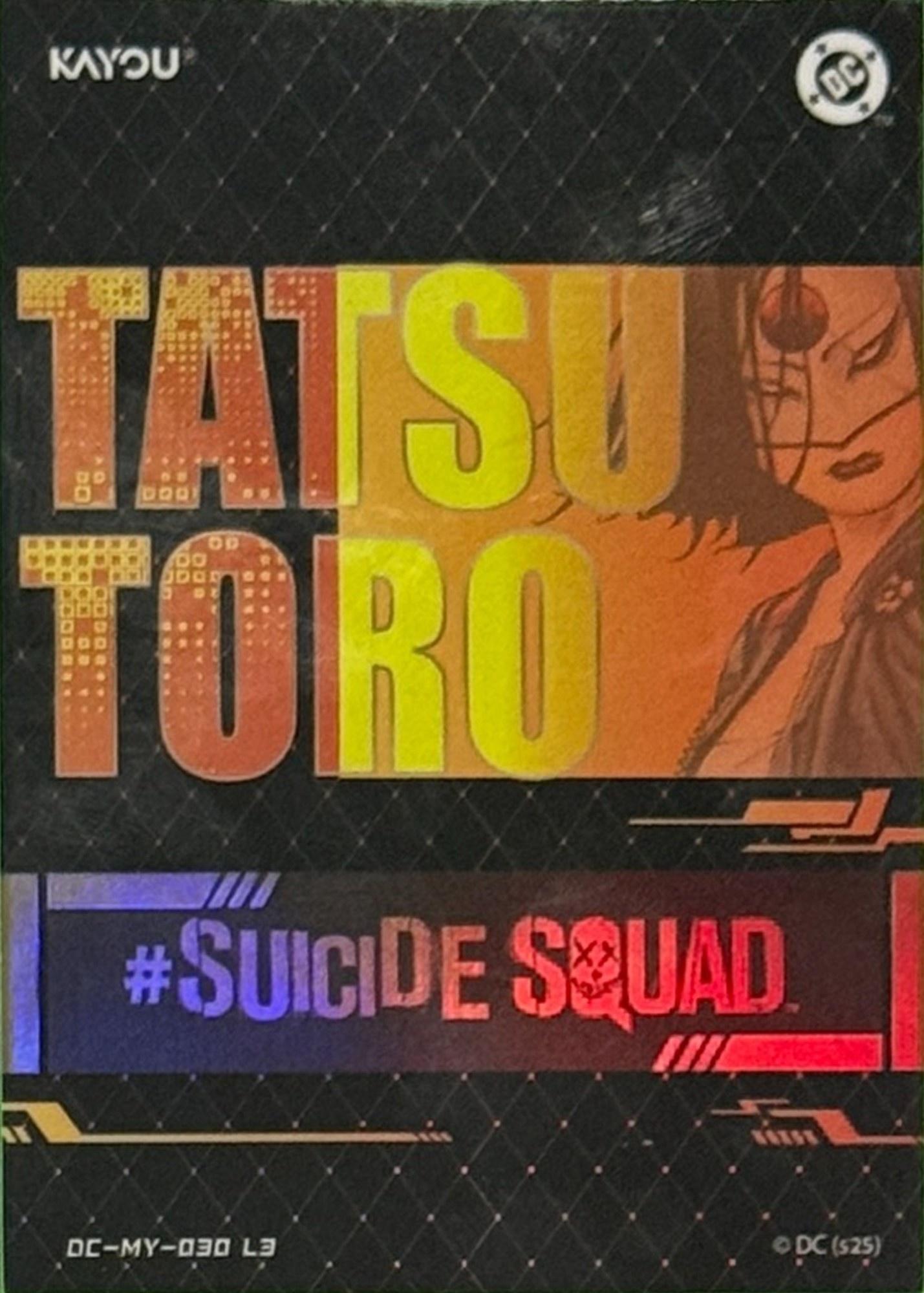 Tatsu Toru / Katana - Suicide Squad back artwork