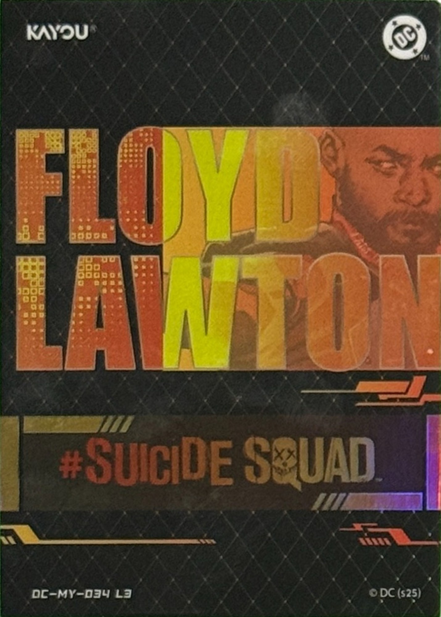 Floyd Lawton / Deadshot - Suicide Squad back artwork
