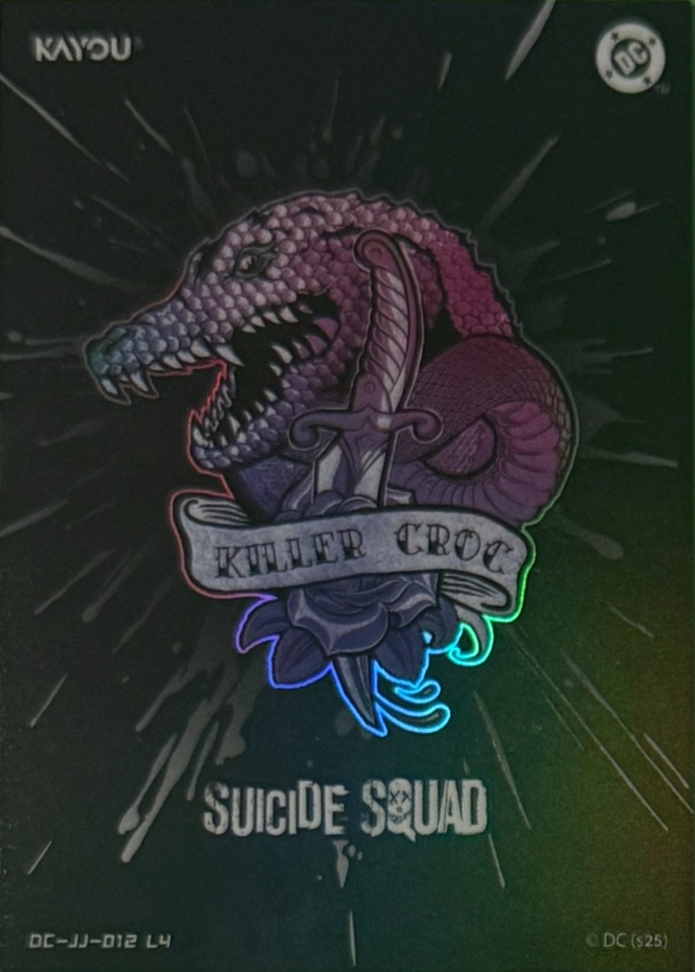 Killer Croc - Suicide Squad back artwork