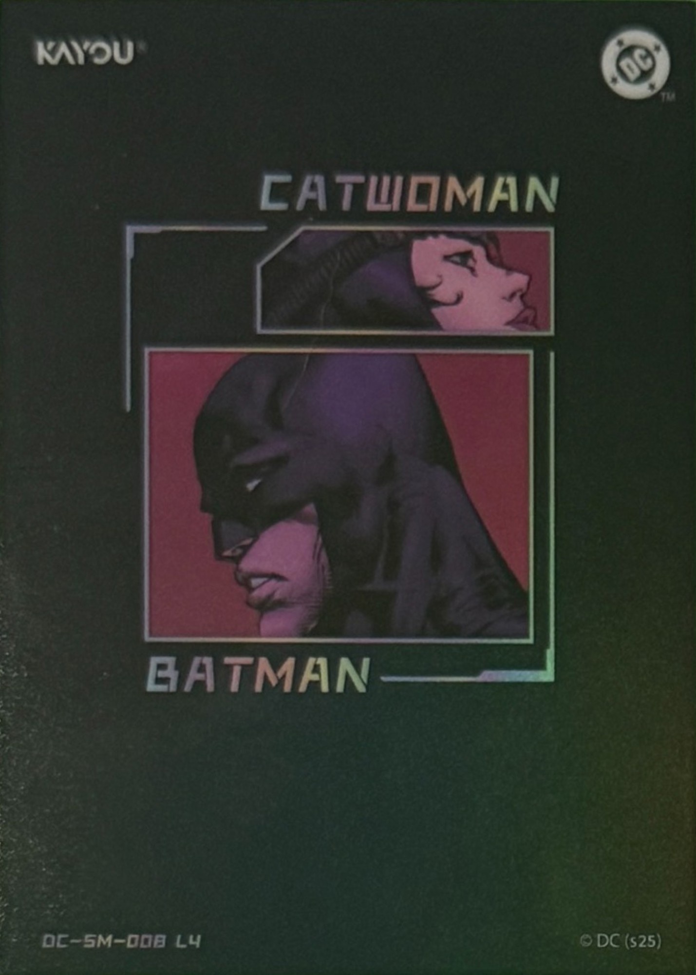 Catwoman and Batman back artwork