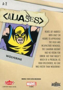 Wolverine back card image