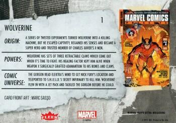 Wolverine back artwork
