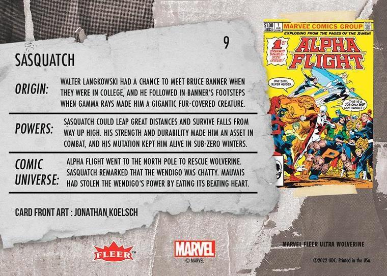 Sasquatch back artwork