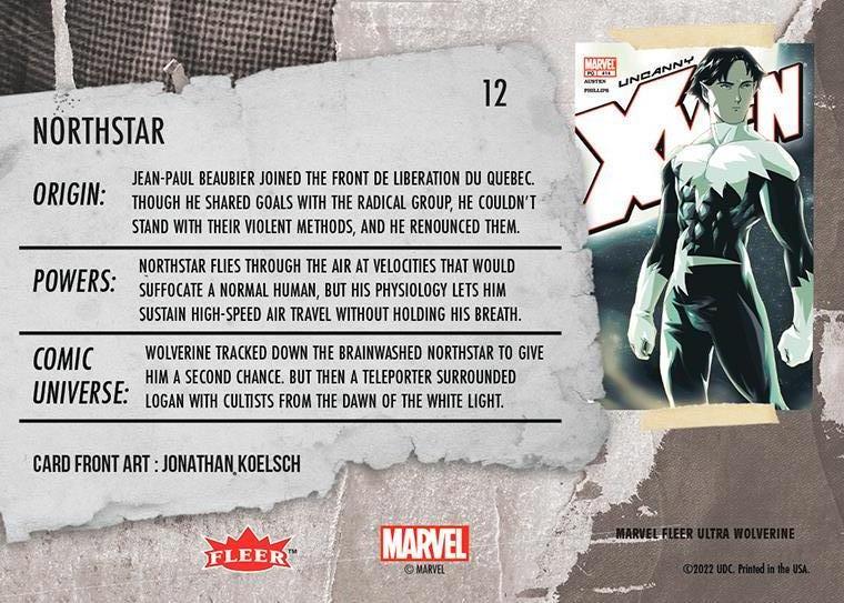 Northstar back artwork