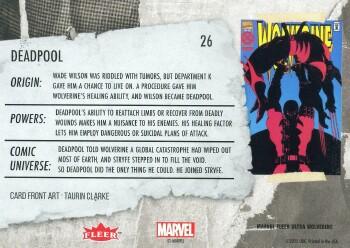 Deadpool back artwork