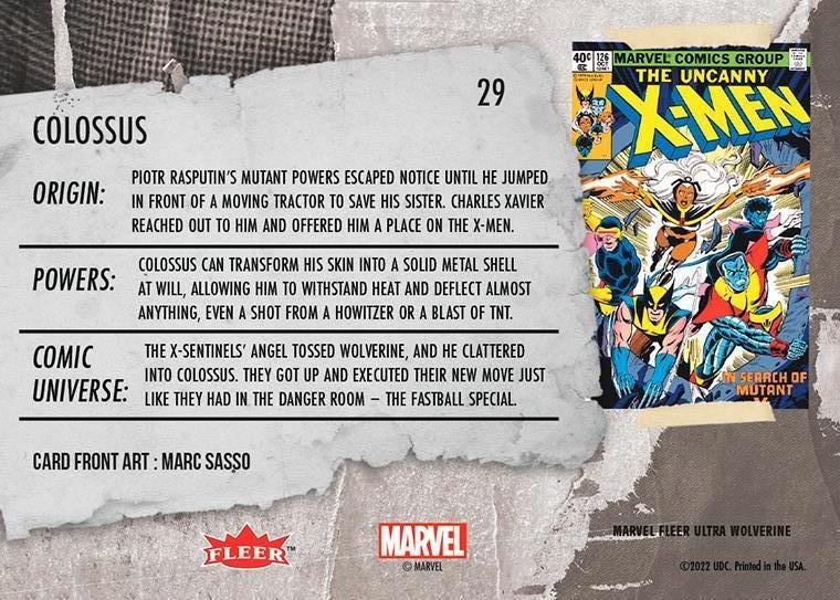 Colossus back artwork