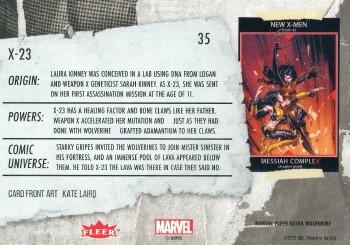 X-23 back artwork