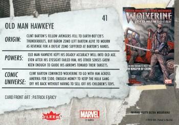 Old Man Hawkeye back card image