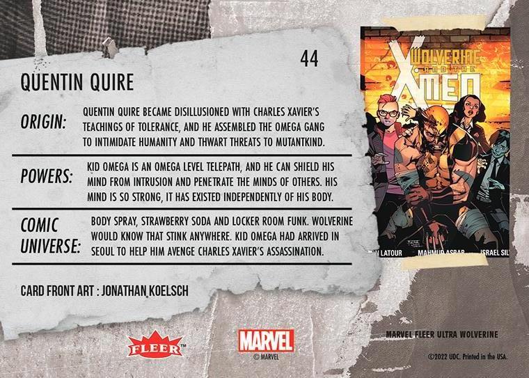 Quentin Quire back card image