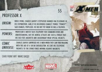 Professor X back card image