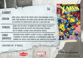 Gambit back card image